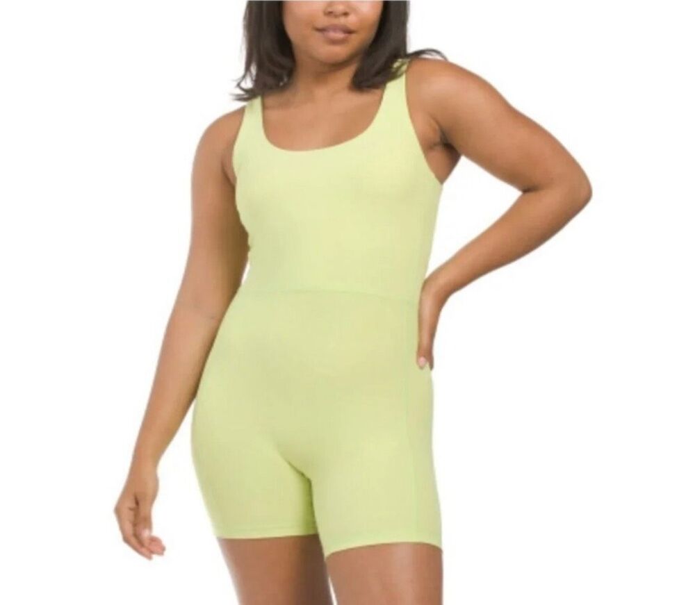 Wilo the label S Athleisure yellow ribbed bright sporty jumpsuit